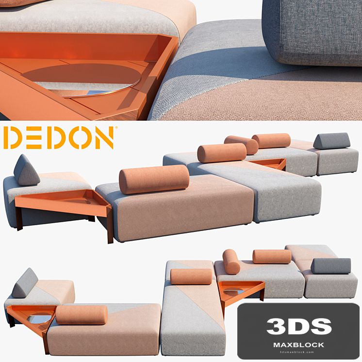 Modular sofa Brixx Dedon