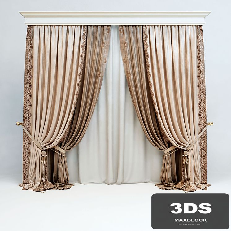 Curtains in a classic style