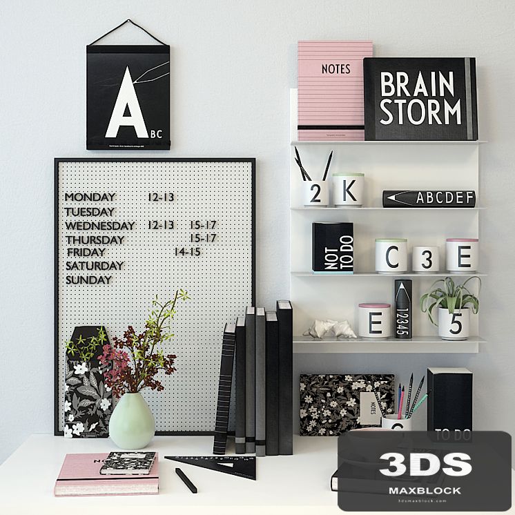Decor Letters Pink