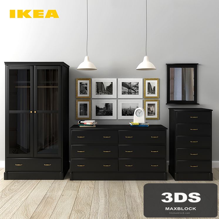 A set of furniture IKEA Undredal, Soknedal, Poffare, virserum