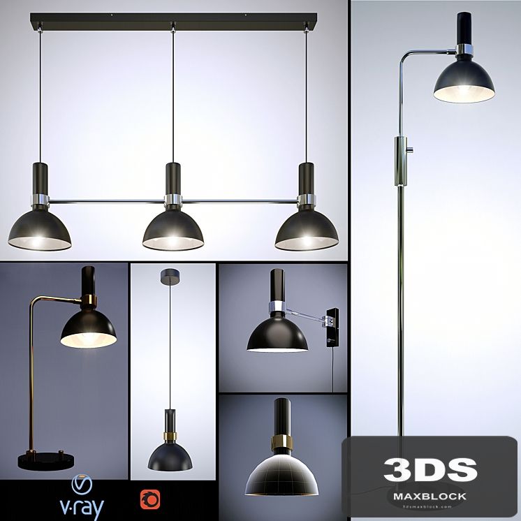 Set Larry fixtures, MARKSLÖJD, Sweden company.
