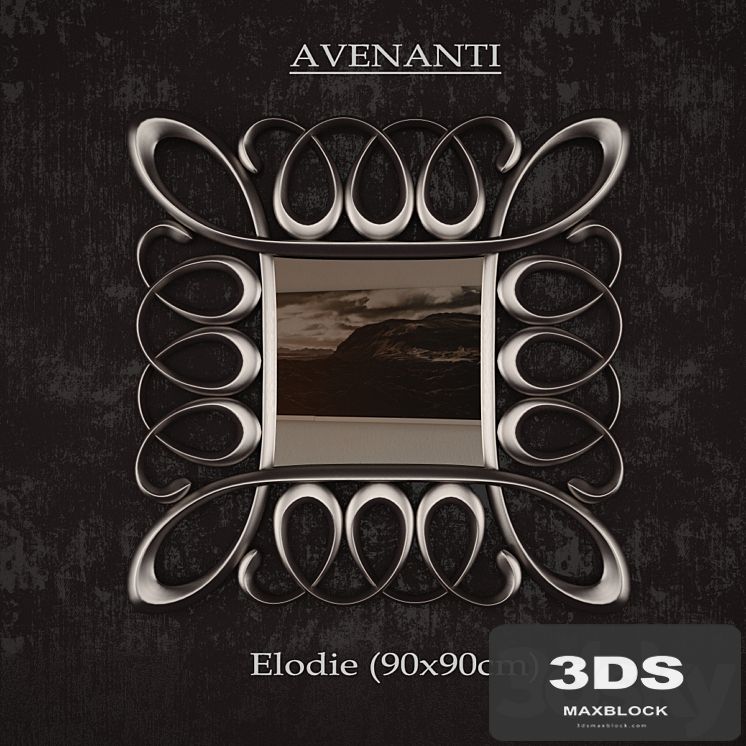 Mirror Elodie AVENANTI 90h90sm
