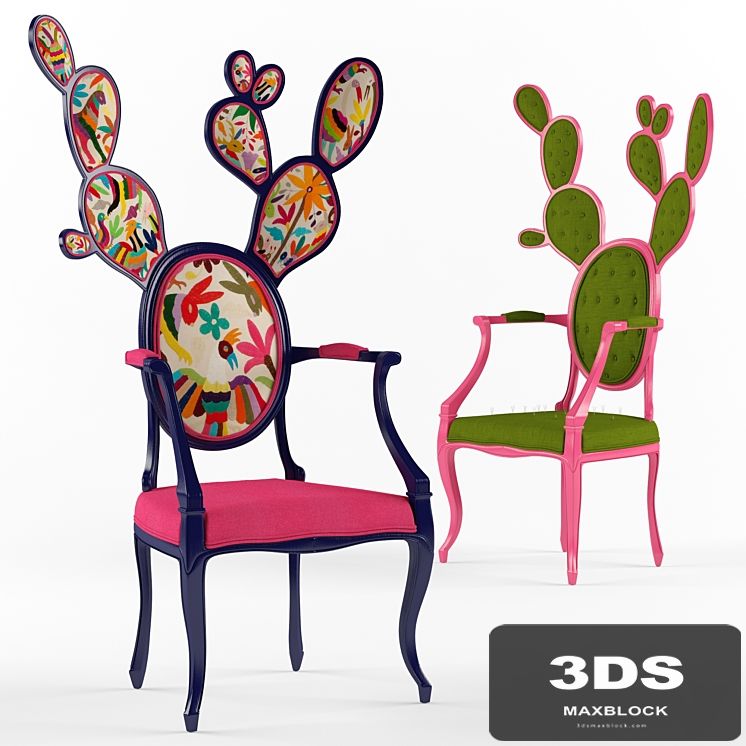 WOH and CO PRICKLY PAIR CHAIRS