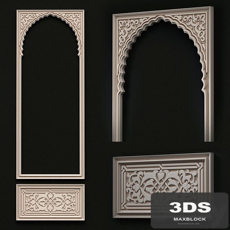 Arch in the Andalusian style