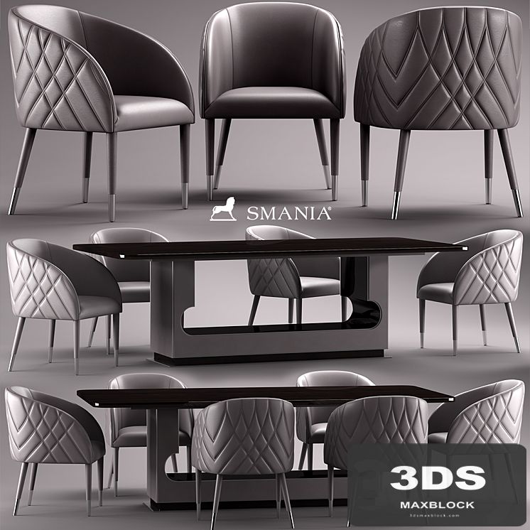 Table and chairs smania Amal