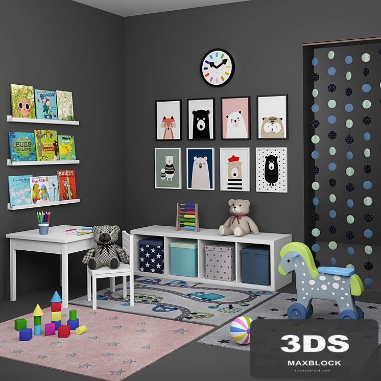 Decorative set for a child's room