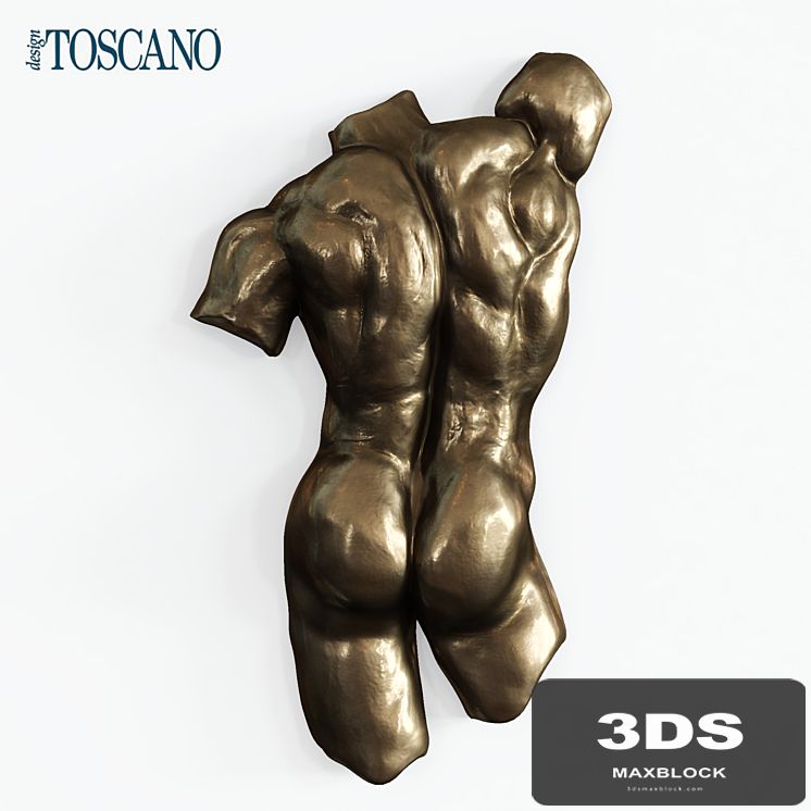 Nude Torso Wall Sculptures