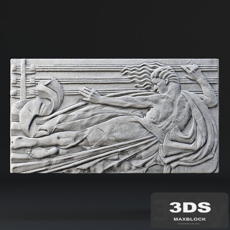 Art Deco Bas Relief