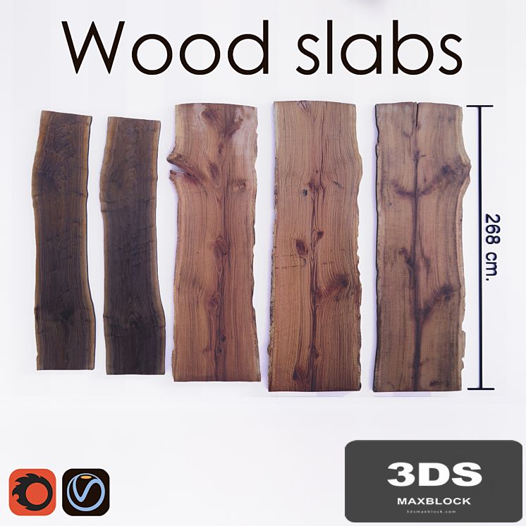 Wood slabs tables
