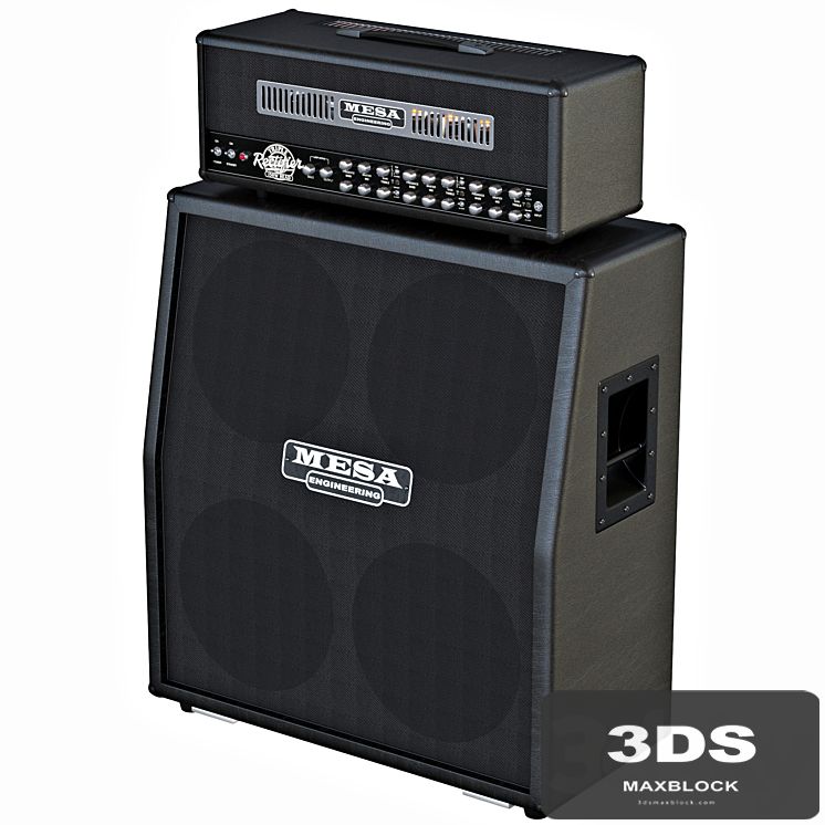 Stack Guitar Mesa Boogie Triple Rectifier + 4x12 cab