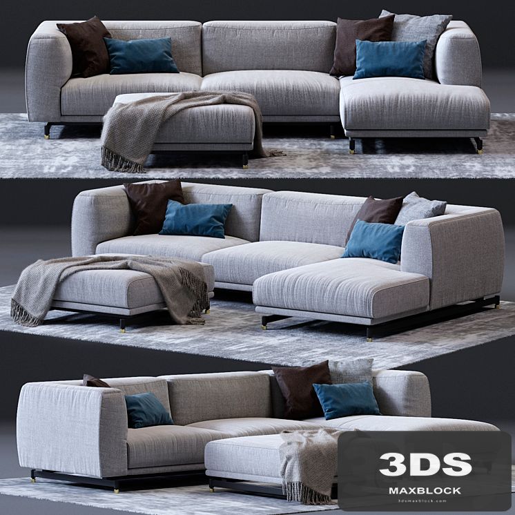 DITRE ITALIA St. Germain Corner Sofa 02