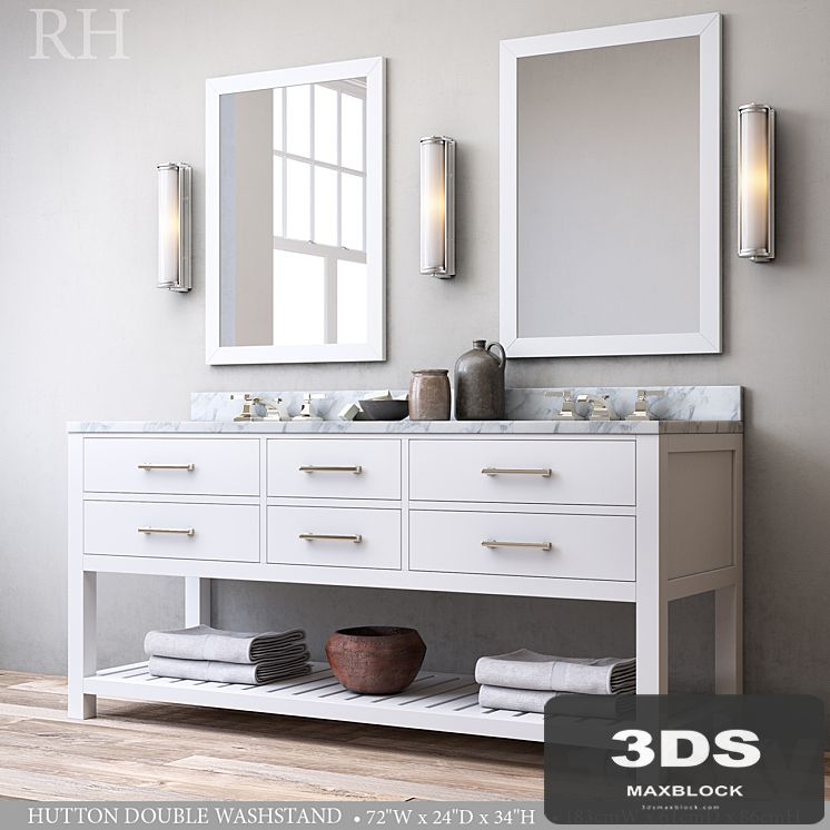 HUTTON DOUBLE WASHSTAND