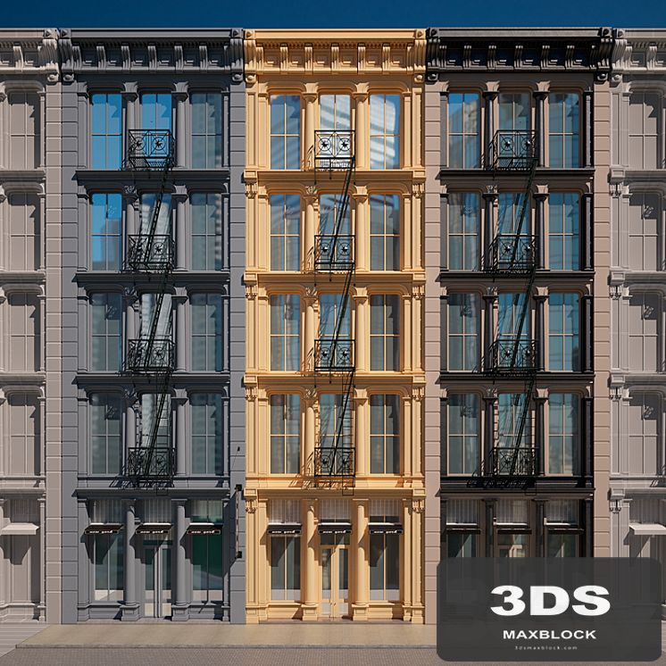 Soho- Reserve cast iron buildings