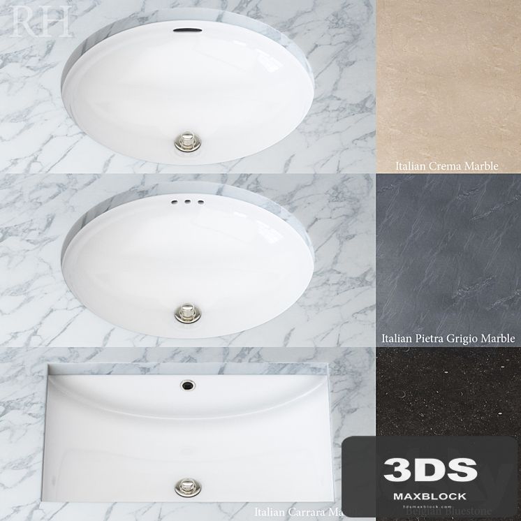 Set for bathroom sinks
