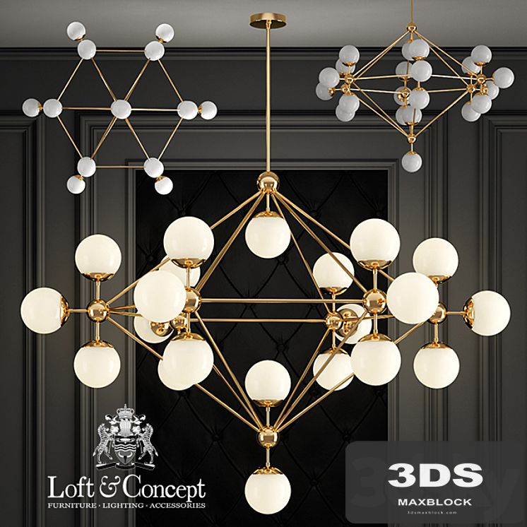 Modo Chandelier Gold Chandelier 21
