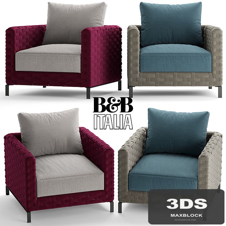 Armchair bebitalia Ray Outdoor Natural 2