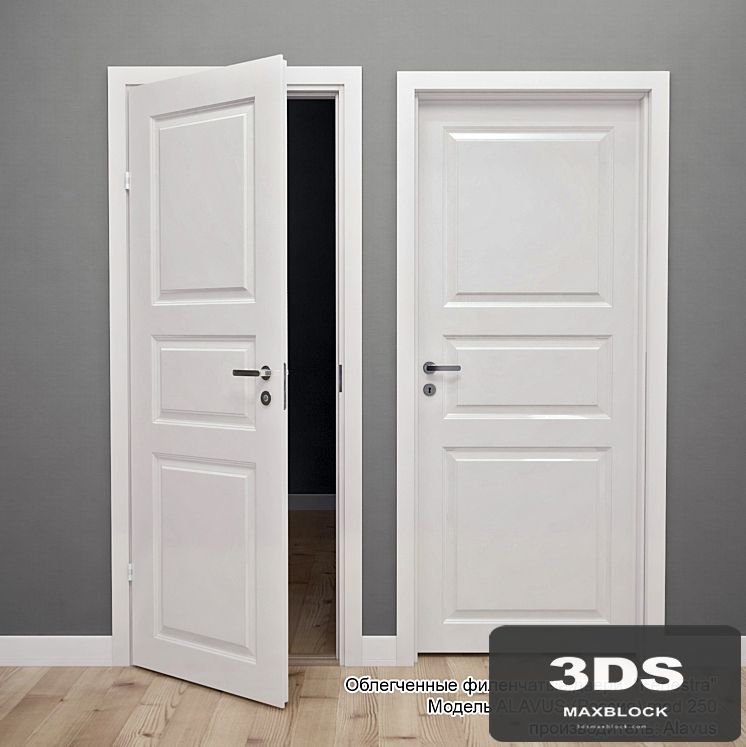 Lightweight Finnish paneled doors "Fenestra"
