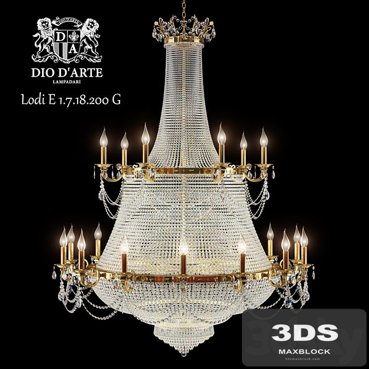 Chandelier Dio D'Arte