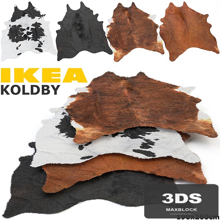 IKEA KOLDBY (KOLDBI) RUG SET