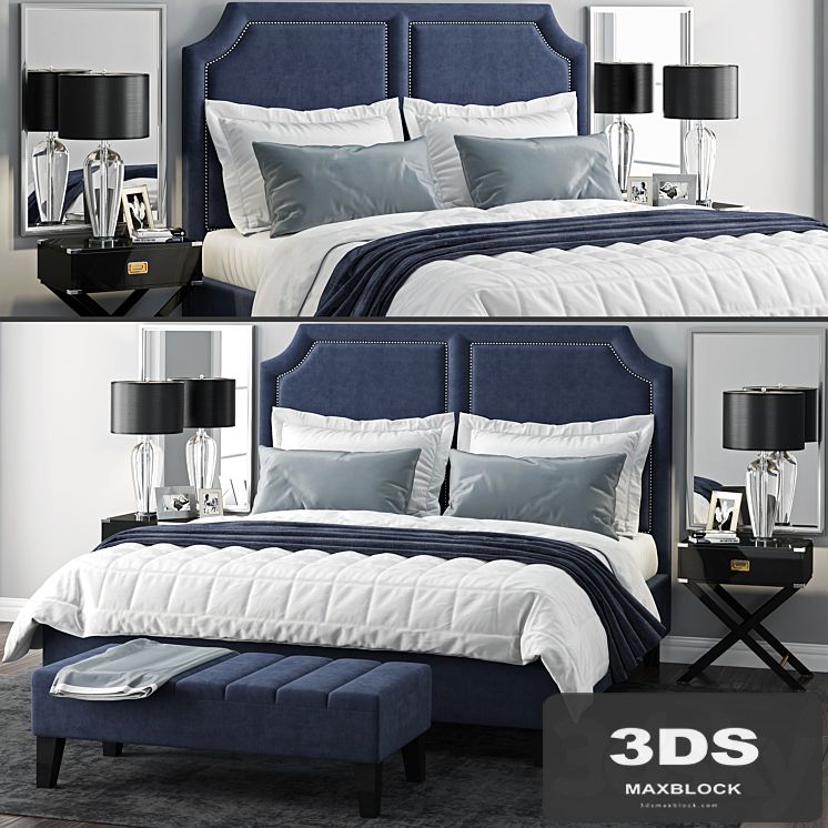 Bed Sanibel Queen Upholstered