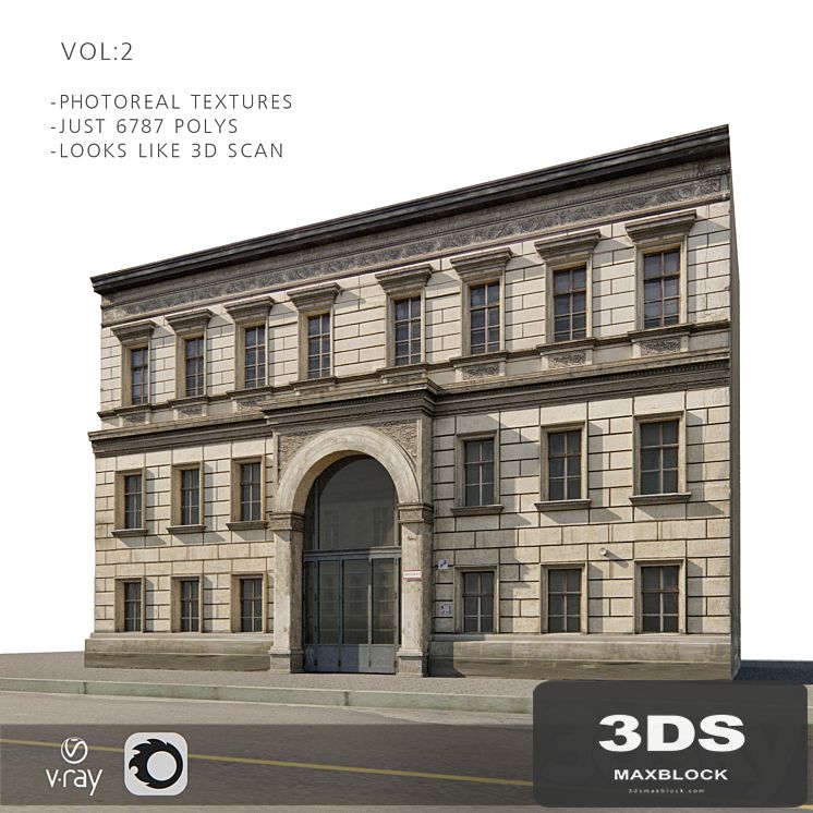 Fotorealny facade for bekgraund vol: 2