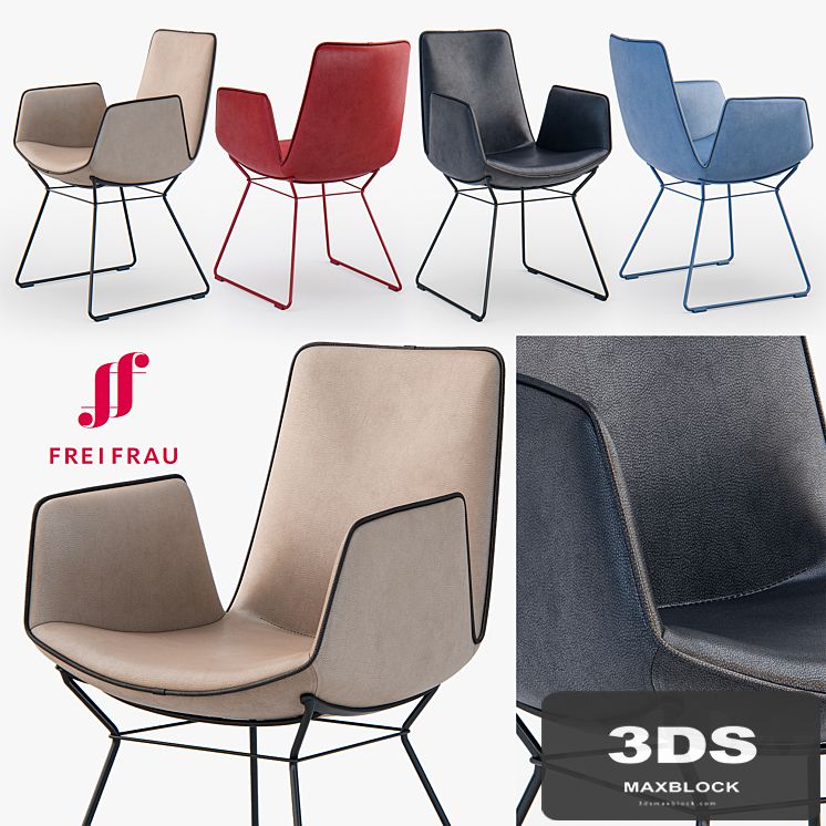Freifrau Amelie armchair basic wire frame