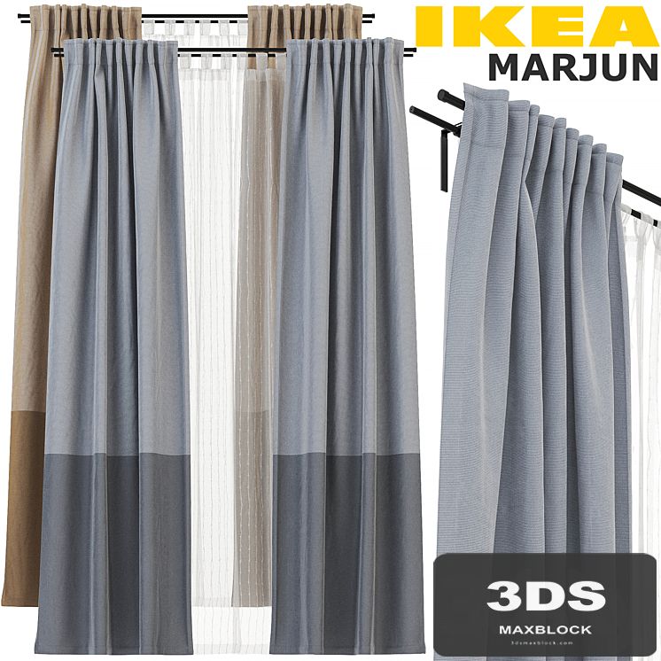 IKEA MARJUN (MARYUN) CURTAIN SET