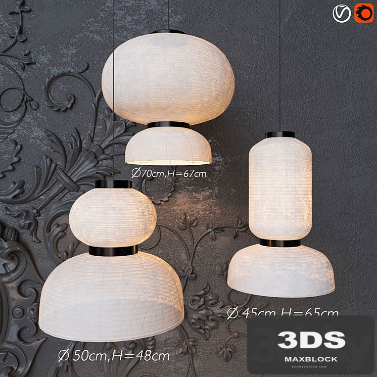 Set chandeliers Tradition Formakami