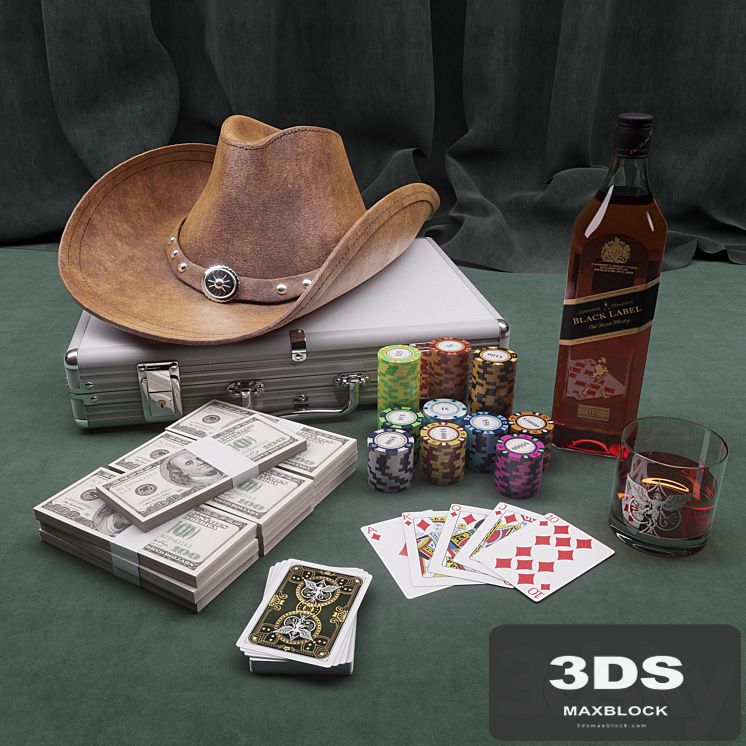 Cowboy Poker Set