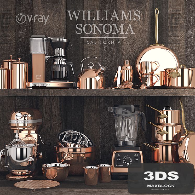 Williams Sonoma Copper Set