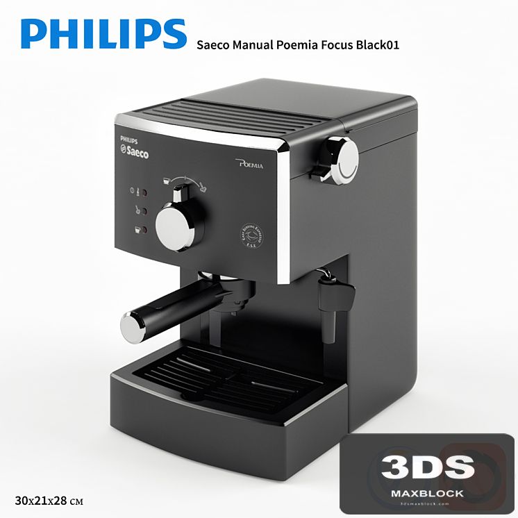 PHILIPS-SAECO Manual Poemia Focus Black