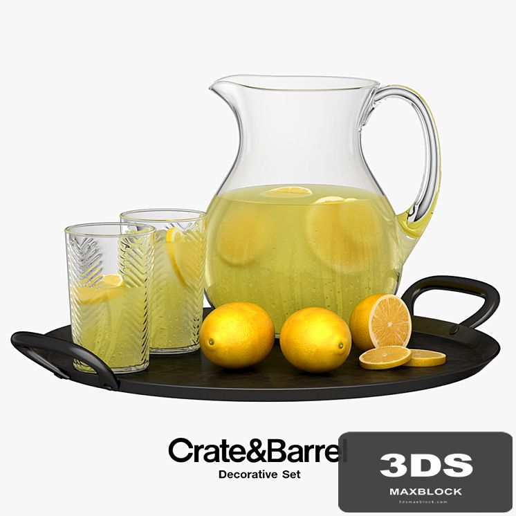 Crate & Barrel - Decorative Set