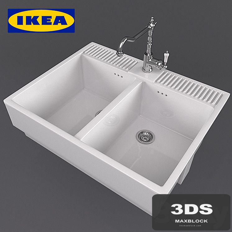 Dumshё, double overhead sink