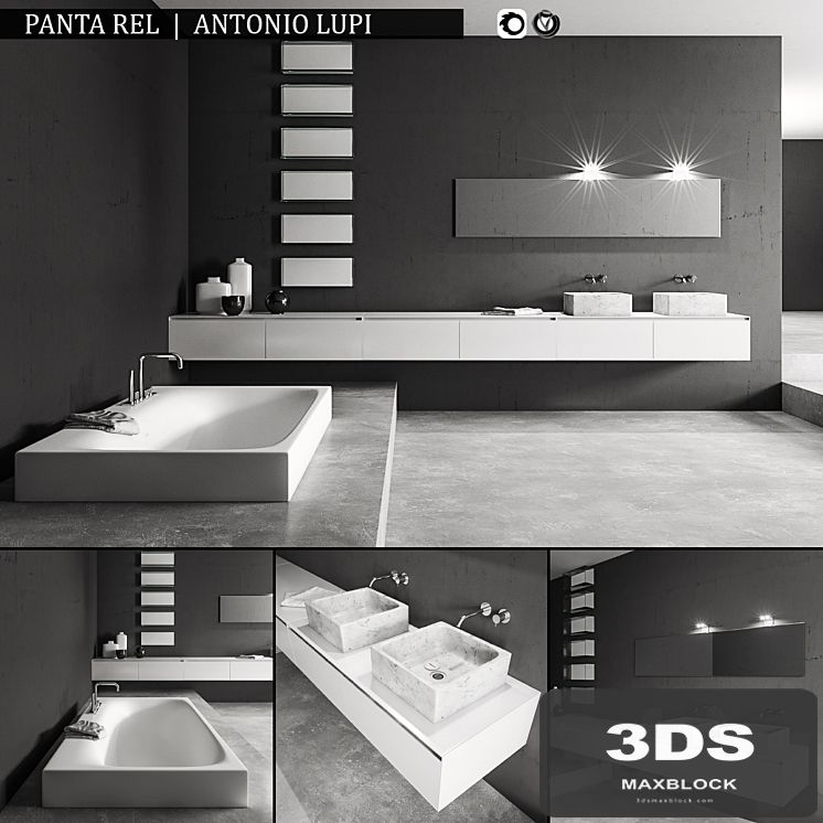 Bathroom furniture set Panta Rel