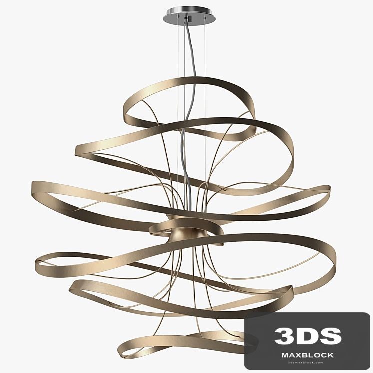 Corbett lighting - Calligraphy pendant