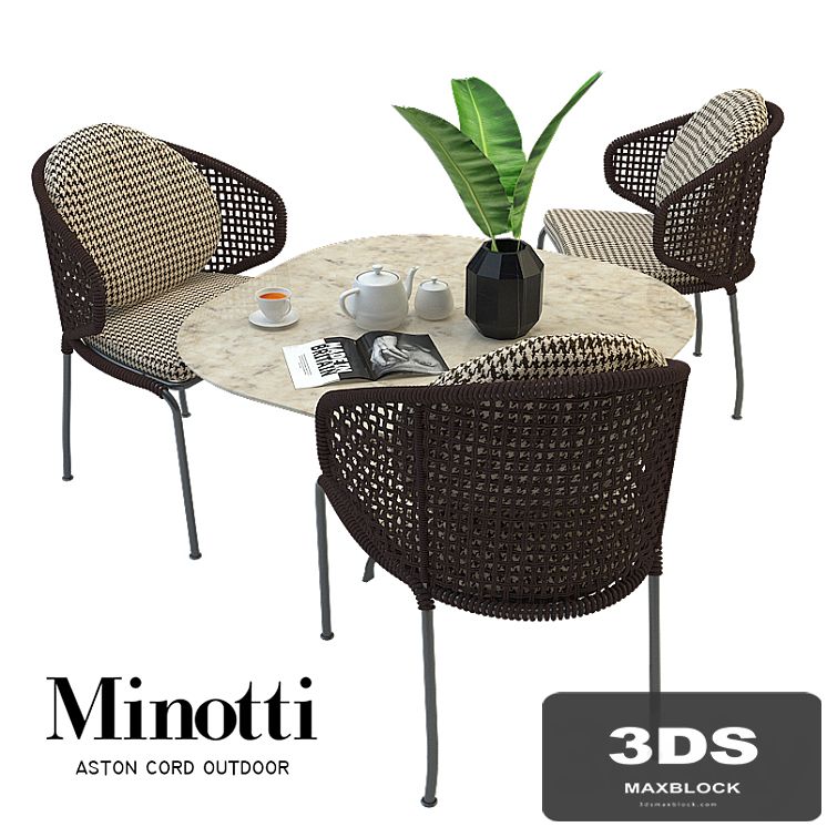 Aston cord outdoor and table claydon Minotti LT