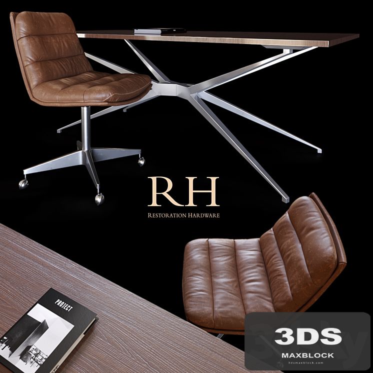 Restoration Hardware | Griffith Chair &amp; Maslow desk