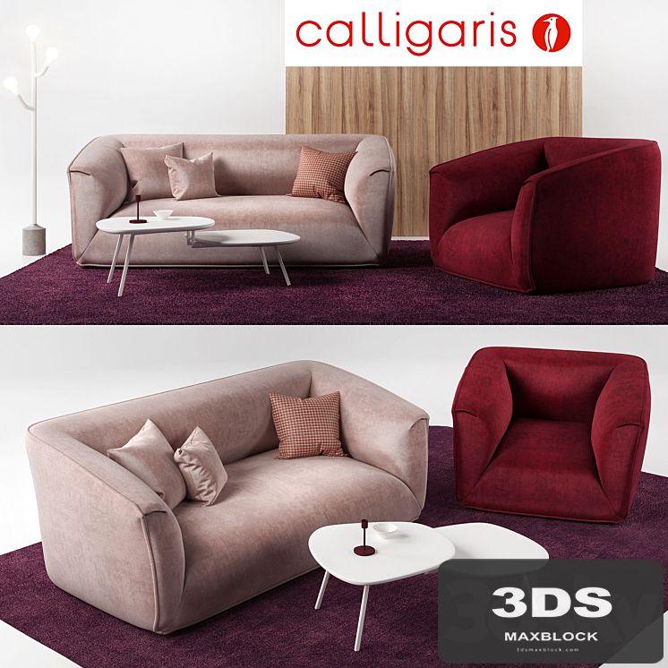 Calligaris Furniture Set-Calligaris Sweet