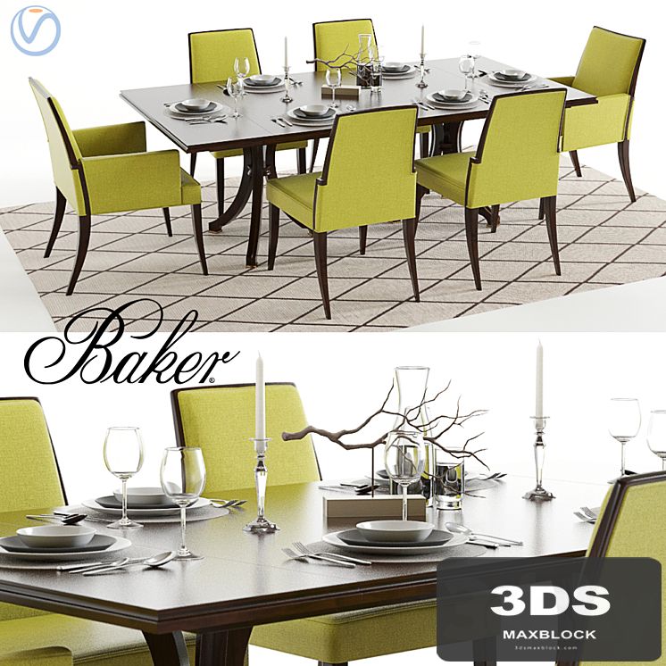 Baker Vienna Table and Abrazo Chairs