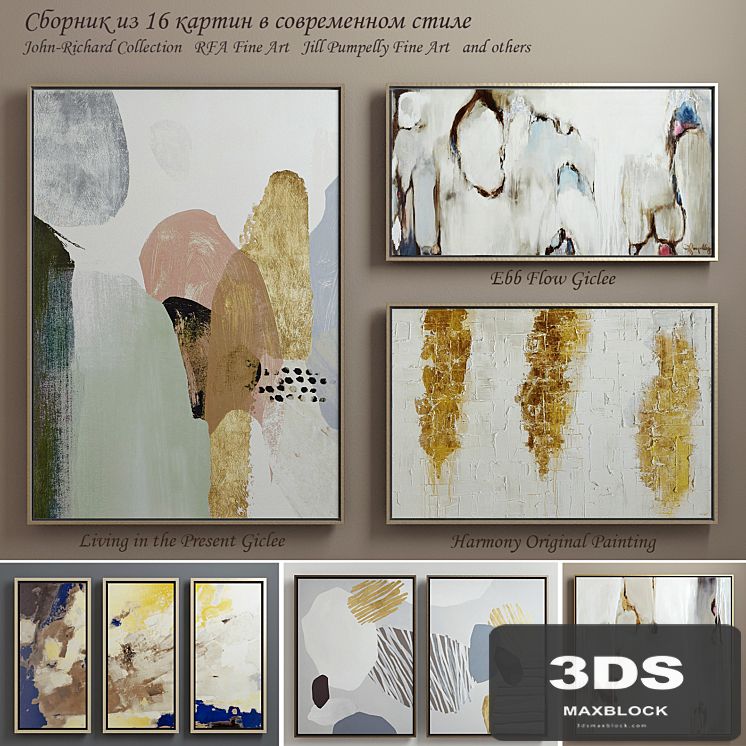 The collection of contemporary paintings (set-5)