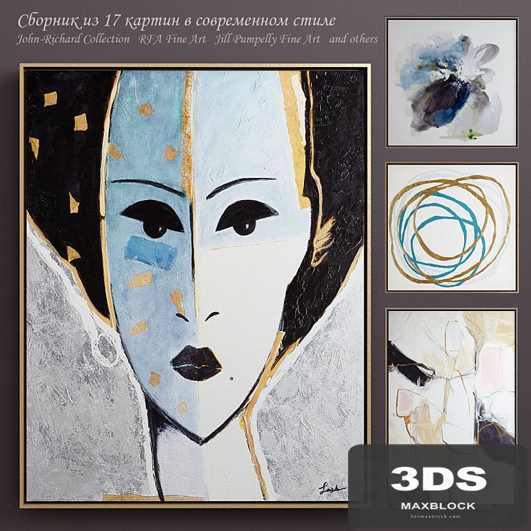 The collection of contemporary paintings (set-6)
