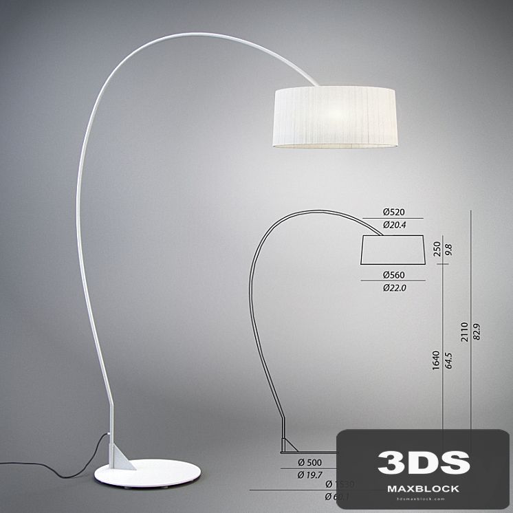 CONTARDI Divina Arco floor lamp