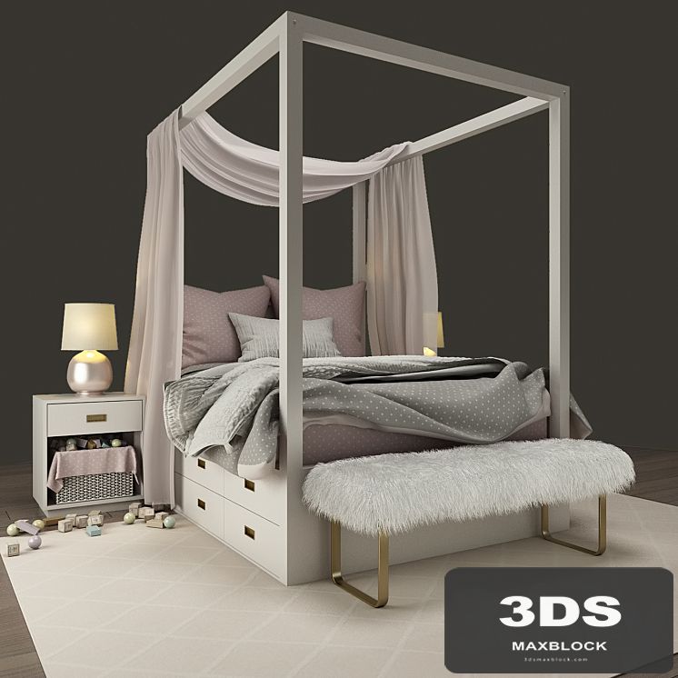 BED Restoration Hardware AVALON