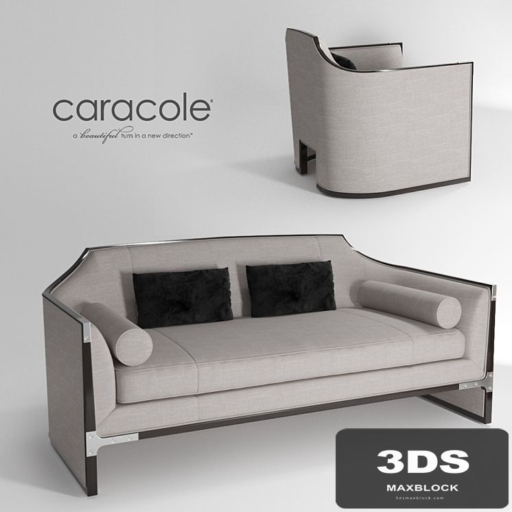 Sofa and armchair Caracole Simply Put