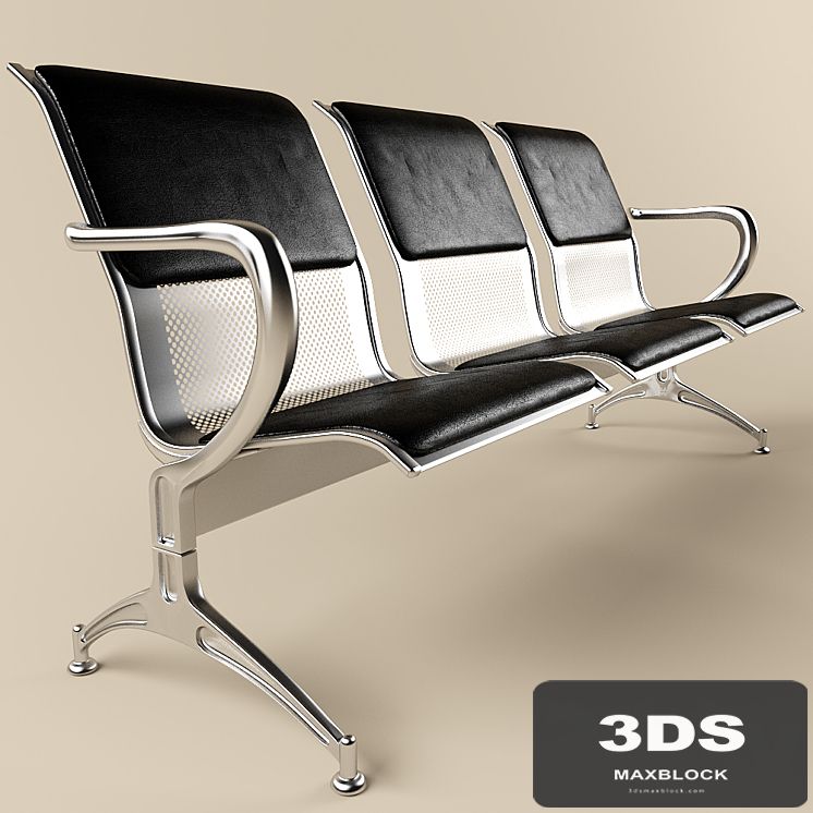 Perforated metal chairs section J19-3