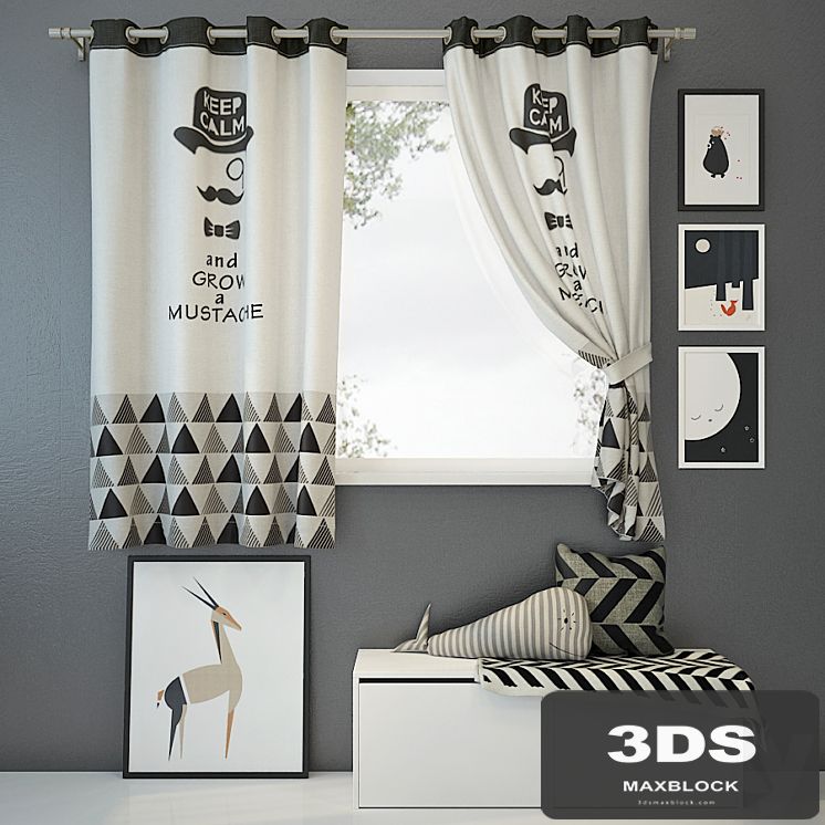 Curtain and decor 2