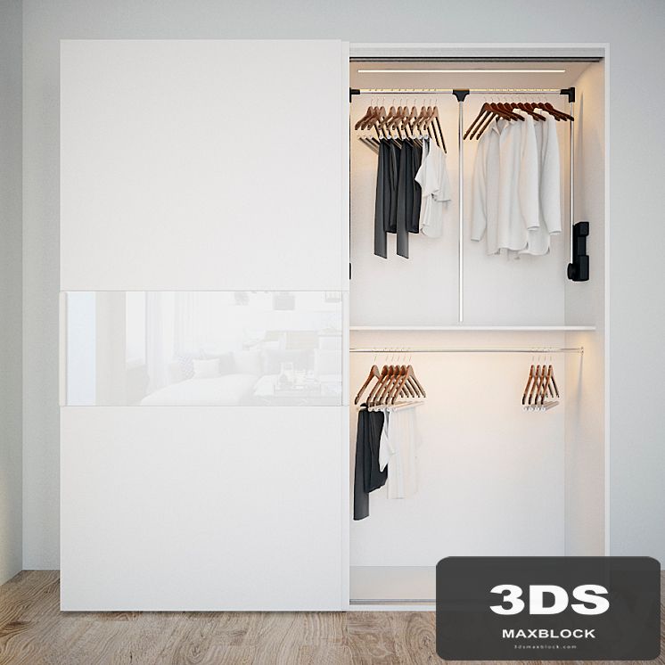 Wardrobe Mebelux Netto