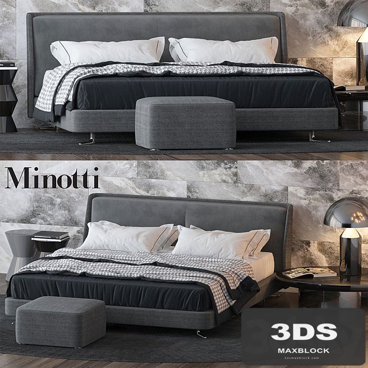 Bed by Minotti