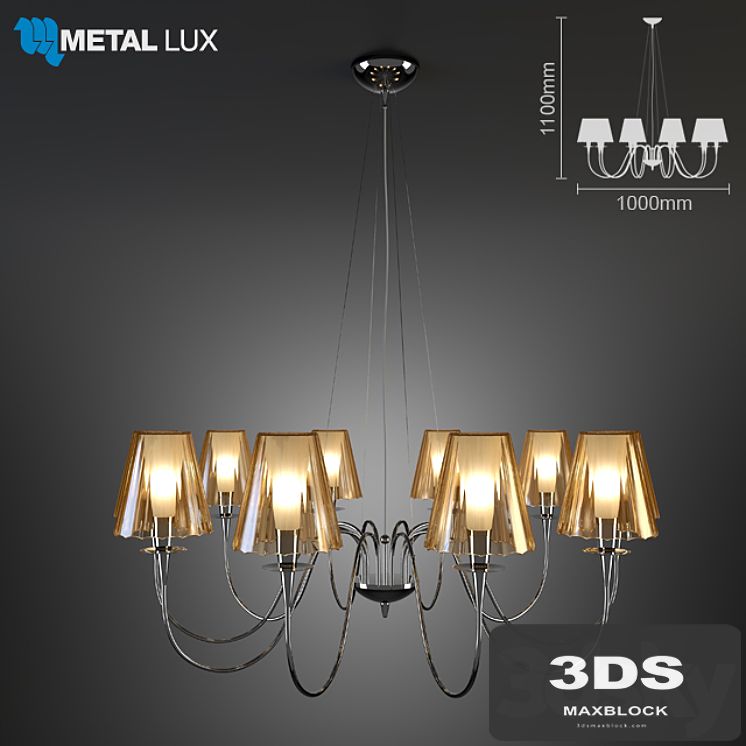 Metallux pendant lamp opera