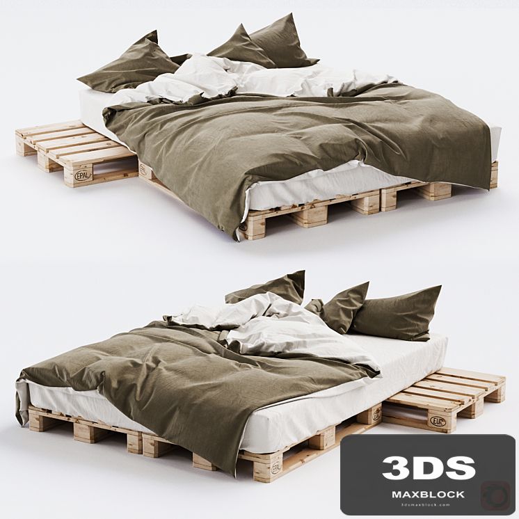 Euro Pallet Bed 2